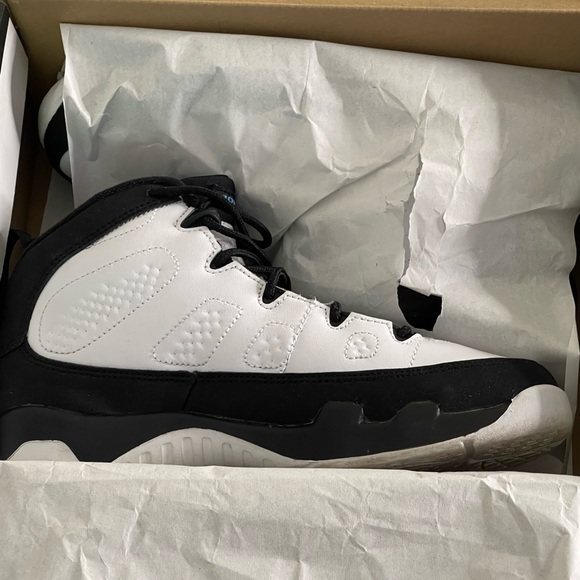 Jordan 9 retro white/ university blue-black - Picture 3 of 4